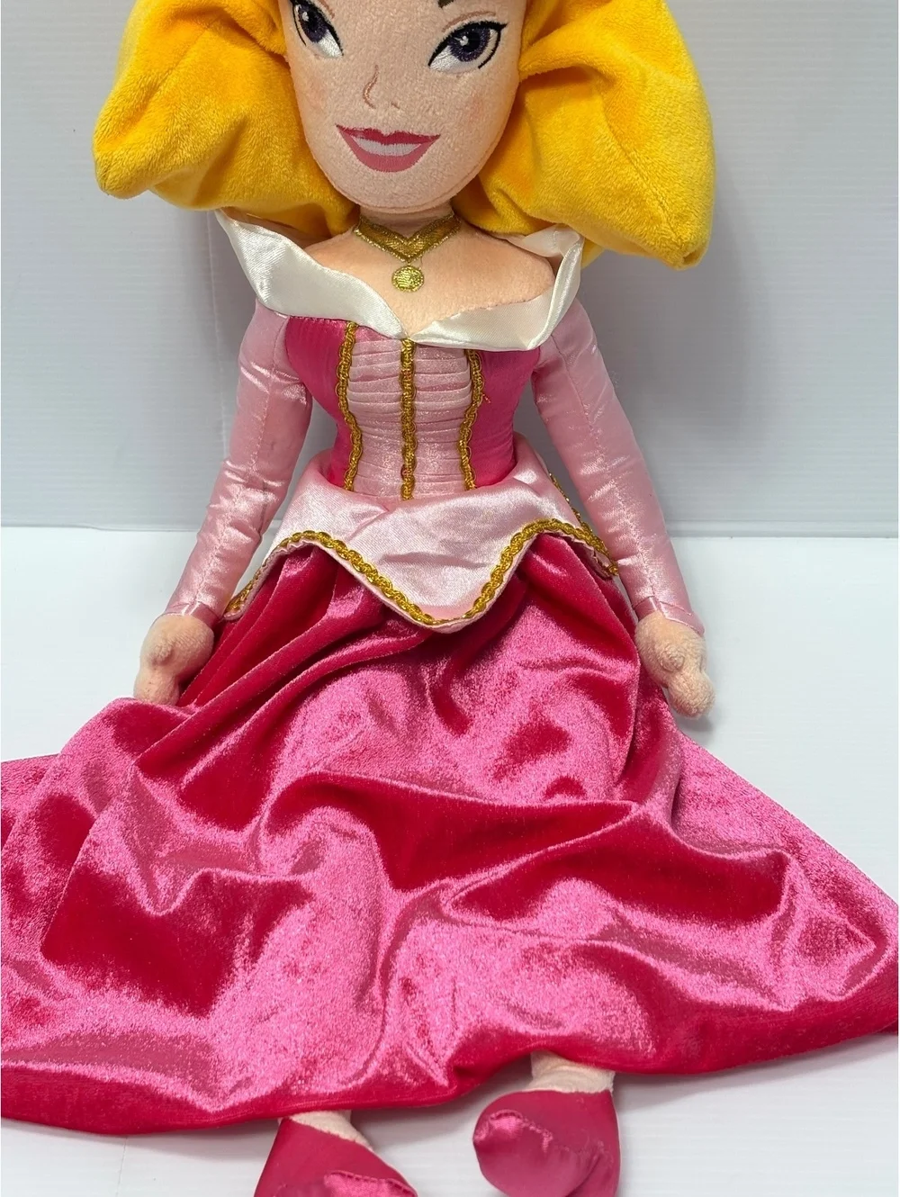 Disney Store Princess Aurora Large Plush Soft Doll Toy Sleeping Beauty 21